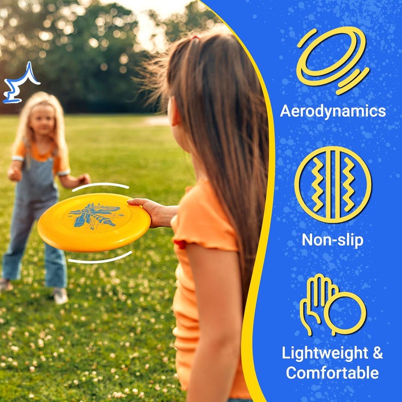 WHAM-O Frisbee Go Flying Disc, 9 Inch Lightweight Sports Disc for Beginners Outdoor Beach Backyard Lawn Park Camping Family Activity Game - 70g - Image 3